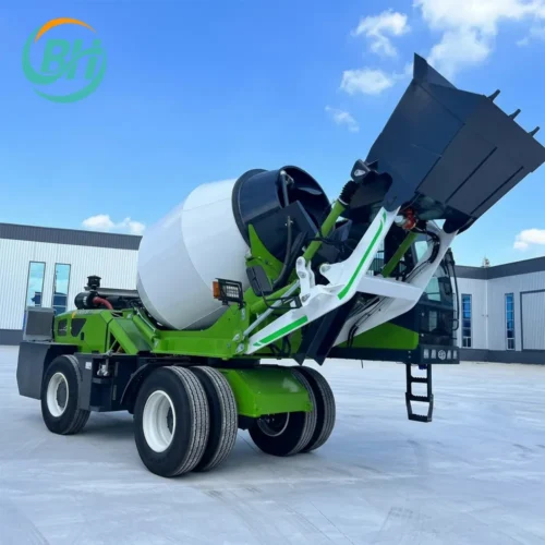 Self-Loading Concrete Mixer