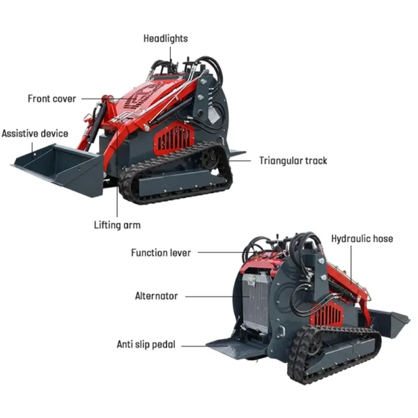 结构 Mini Skid Steer Loader