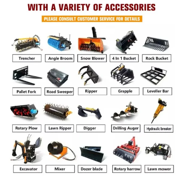 附具 Mini Skid Steer Loader